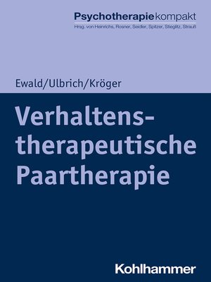 cover image of Verhaltenstherapeutische Paartherapie